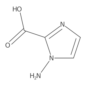 1-amino-1H-imidazole-2-carboxylic acid结构式