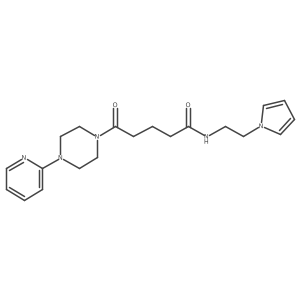 5-oxo-5-[4-(pyridin-2-yl)piperazin-1-yl]-N-[2-(1H-pyrrol-1-yl)ethyl]pentanamide Structure