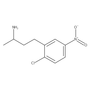 (2R)-4-(2-chloro-5-nitrophenyl)butan-2-amine Structure
