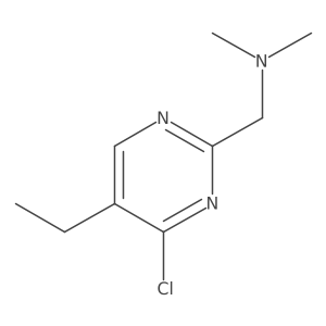 1-(4-chloro-5-ethylpyrimidin-2-yl)-N,N-dimethylmethanamine Structure
