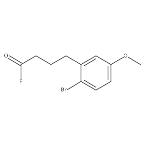 4-(2-Bromo-5-methoxyphenyl)butanoyl fluoride Structure