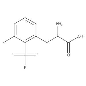 (S)-2-Amino-3-(3-methyl-2-(trifluoromethyl)phenyl)propanoic acid Structure