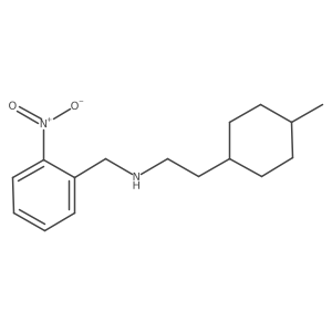 [2-(4-Methylcyclohexyl)ethyl][(2-nitrophenyl)methyl]amine结构式