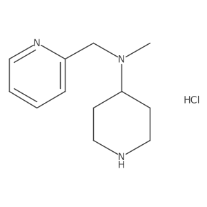 N-methyl-N-(pyridin-2-ylmethyl)piperidin-4-amine hydrochloride Structure