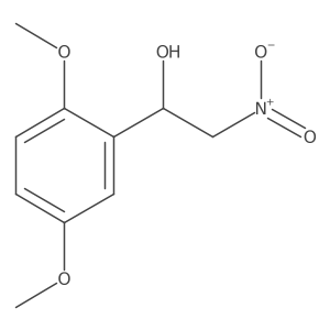 1-(2,5-Dimethoxyphenyl)-2-nitroethan-1-ol结构式
