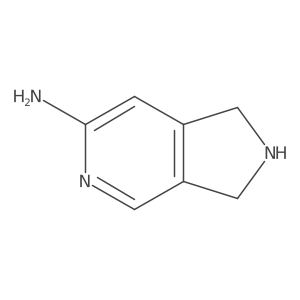 2,3-dihydro-1H-pyrrolo[3,4-c]pyridin-6-amine Structure