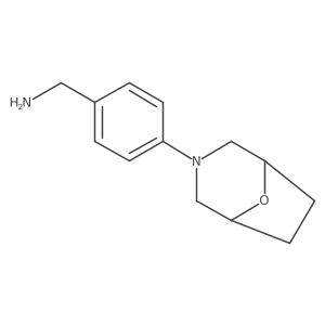 4-(8-Oxa-3-azabicyclo[3.2.1]oct-3-yl)benzenemethanamine Structure