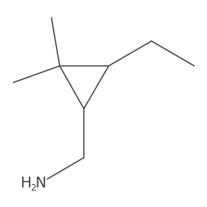 (3-Ethyl-2,2-dimethylcyclopropyl)methanamine Structure
