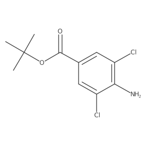 Tert-butyl 4-amino-3,5-dichlorobenzoate结构式