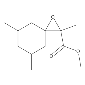 Methyl 2,5,7-trimethyl-1-oxaspiro[2.5]octane-2-carboxylate结构式