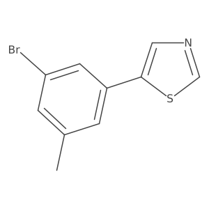 5-(3-Bromo-5-methylphenyl)-1,3-thiazole Structure