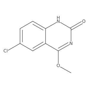 2(1H)-Quinazolinone, 6-chloro-4-methoxy- Structure