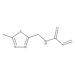 n-[(5-Methyl-1,3,4-thiadiazol-2-yl)methyl]prop-2-enamide结构式