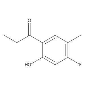 1-(4-Fluoro-2-hydroxy-5-methylphenyl)propan-1-one Structure