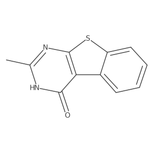 2-methyl-3H-[1]benzothiolo[2,3-d]pyrimidin-4-one结构式