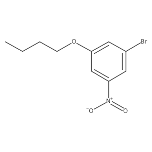 1-Bromo-3-butoxy-5-nitrobenzene Structure