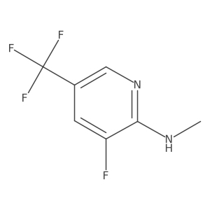 3-Fluoro-N-methyl-5-(trifluoromethyl)pyridin-2-amine Structure