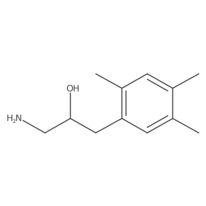 1-Amino-3-(2,4,5-trimethylphenyl)propan-2-ol Structure