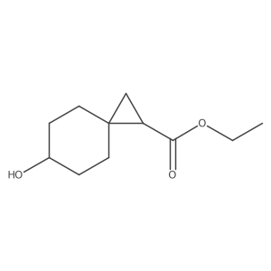 6-Hydroxyspiro[2.5]octane-1-carboxylic Acid Ethyl Ester Structure