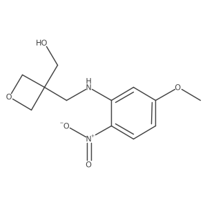3-[[(5-Methoxy-2-nitrophenyl)amino]methyl]-3-oxetanemethanol Structure