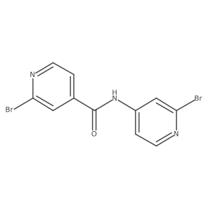 2-Bromo-N-(2-bromopyridin-4-yl)pyridine-4-carboxamide结构式