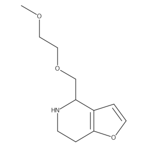 4-[(2-methoxyethoxy)methyl]-4H,5H,6H,7H-furo[3,2-c]pyridine Structure