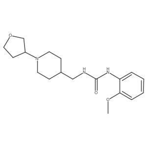 1-(2-Methoxyphenyl)-3-((1-(tetrahydrofuran-3-yl)piperidin-4-yl)methyl)urea Structure