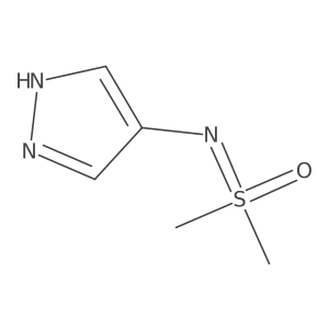 ((1H-Pyrazol-4-yl)imino)dimethyl-l6-sulfanone Structure