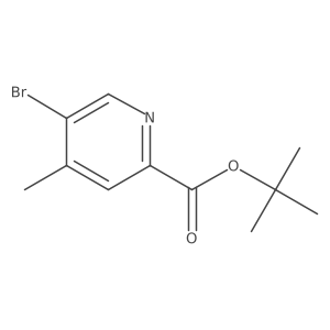 tert-Butyl 5-bromo-4-methylpicolinate Structure