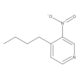 4-Butyl-3-nitropyridine结构式
