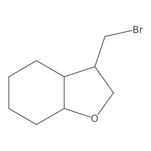 3-(Bromomethyl)-octahydro-1-benzofuran结构式