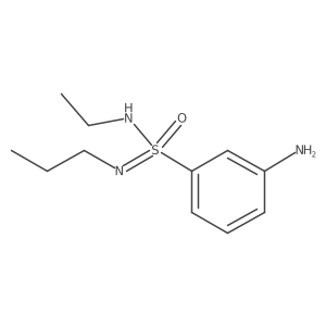 3-amino-N-ethyl-N-propylbenzene-1-sulfonoimidamide Structure