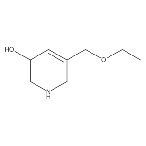5-(Ethoxymethyl)-1,2,3,6-tetrahydropyridin-3-ol结构式