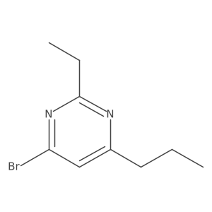 4-Bromo-2-ethyl-6-propylpyrimidine结构式