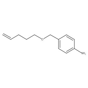 4-(Pent-4-enoxymethyl)aniline Structure
