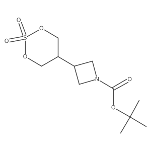 Tert-butyl 3-(2,2-dioxo-1,3,2lambda6-dioxathian-5-yl)azetidine-1-carboxylate Structure