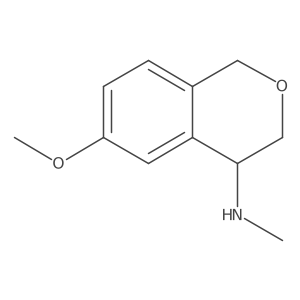 (S)-6-Methoxy-N-methylisochroman-4-amine Structure