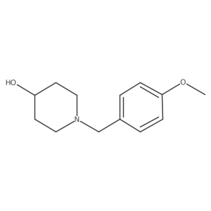 1-(4-Methoxybenzyl)piperidin-4-OL结构式