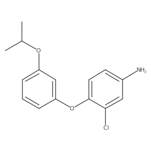 3-Chloro-4-(3-isopropoxyphenoxy)-phenylamine Structure