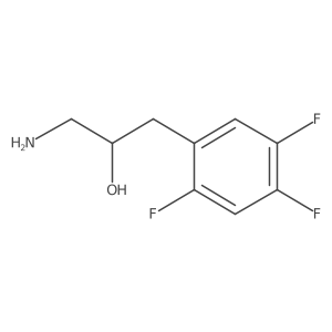 (2S)-1-amino-3-(2,4,5-trifluorophenyl)propan-2-ol Structure