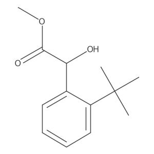Methyl 2-(2-tert-butylphenyl)-2-hydroxyacetate结构式