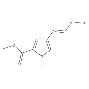 methyl 4-(3-hydroxyprop-1-en-1-yl)-1-methyl-1H-pyrrole-2-carboxylate Structure