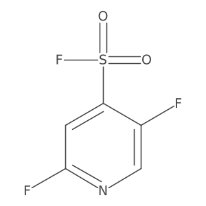 2,5-Difluoropyridine-4-sulfonyl fluoride结构式