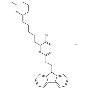 Fmoc-D-hArg(Et)2 HCl Structure