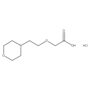 2-[2-(Morpholin-4-yl)ethoxy]acetic acid hydrochloride Structure