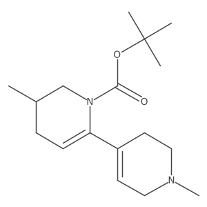tert-Butyl 1',5-dimethyl-1',2',3',5,6,6'-hexahydro-[2,4'-bipyridine]-1(4H)-carboxylate Structure