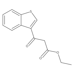 Ethyl 3-(benzo[b]thiophen-3-yl)-3-oxopropanoate结构式