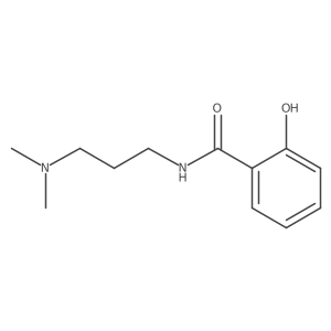 N-[3-(dimethylamino)propyl]-2-hydroxybenzamide结构式