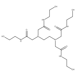 2,2',2'',2'''-(Ethane-1,2-diylbis(azanetriyl))tetrakis(N-(2-hydroxyethyl)acetamide) Structure