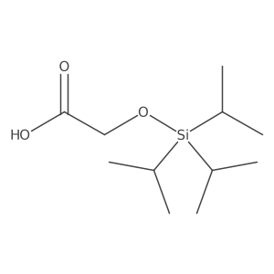 2-((Triisopropylsilyl)oxy)acetic acid Structure